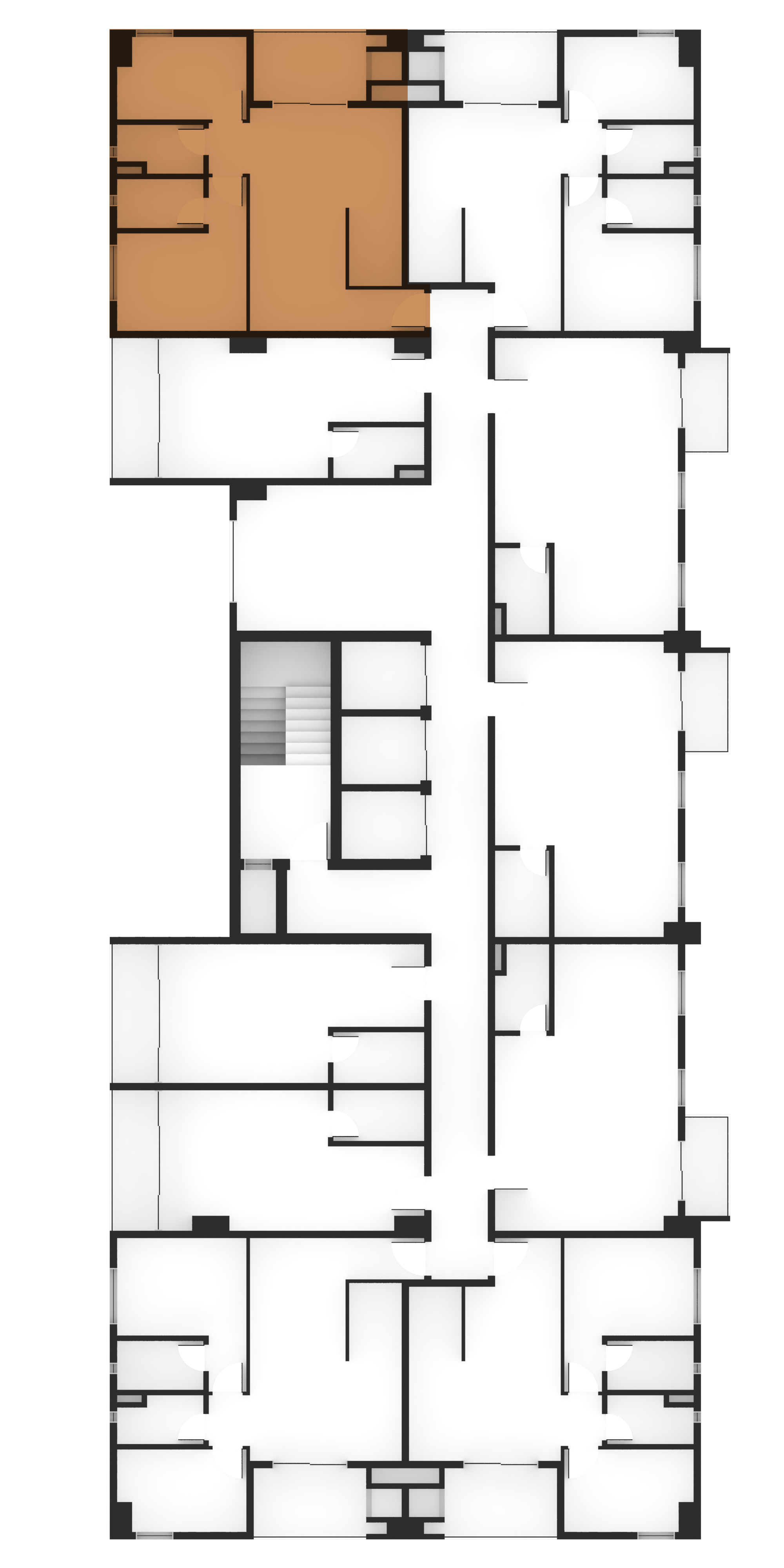 Haus109 - Living 1 Varanda Integrada