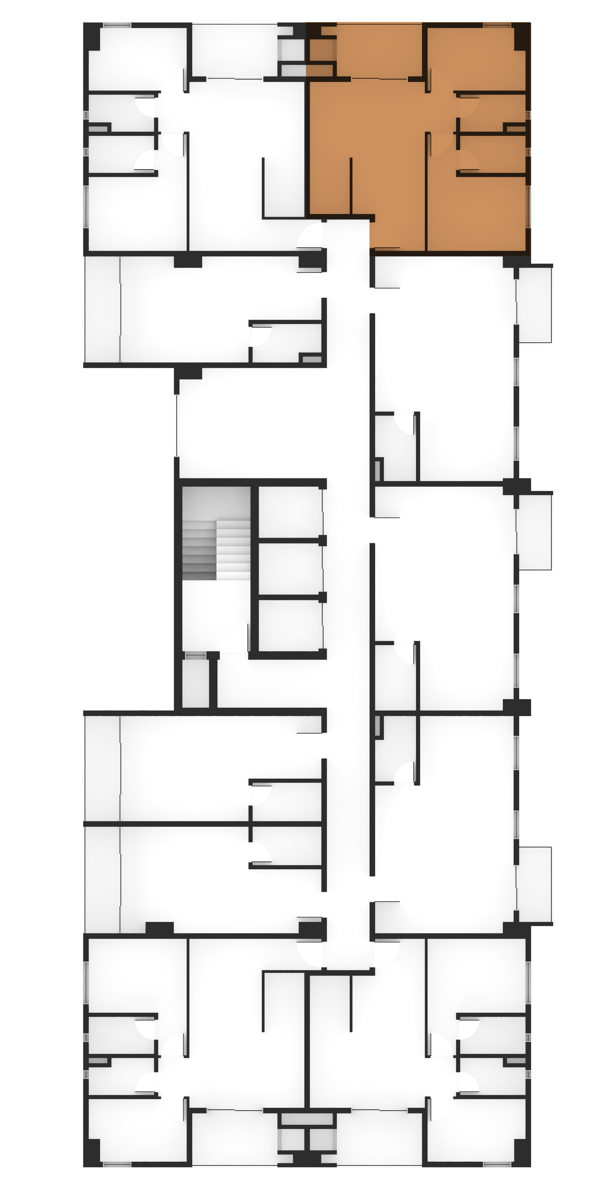 Haus109 - Living 1 Varanda Integrada