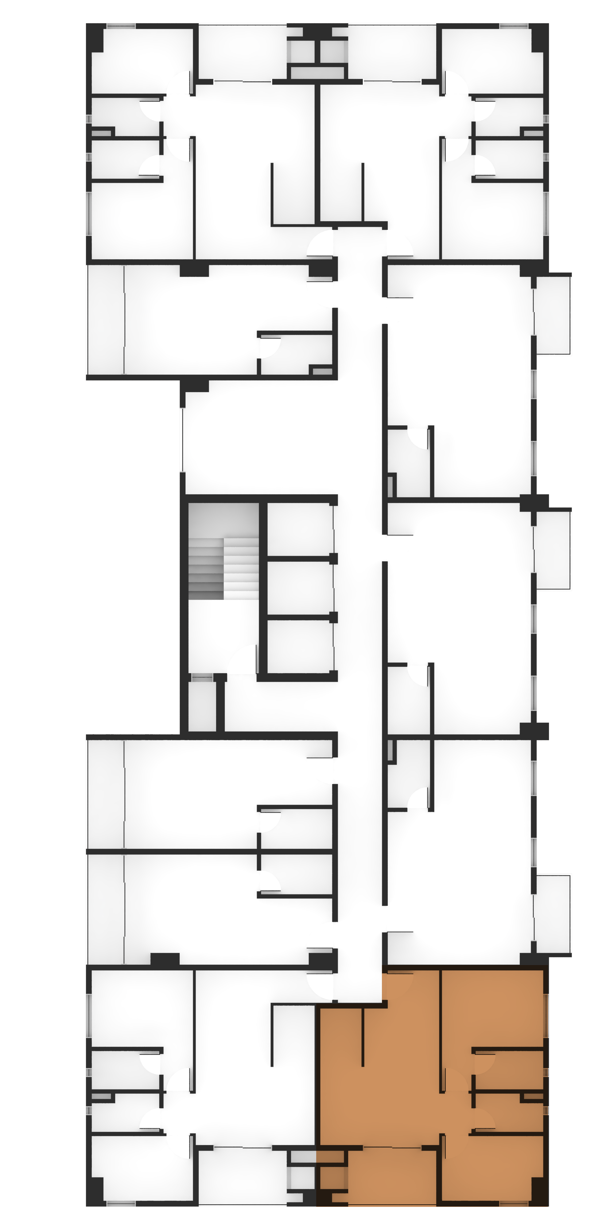 Haus109 - Living 1 Varanda Integrada