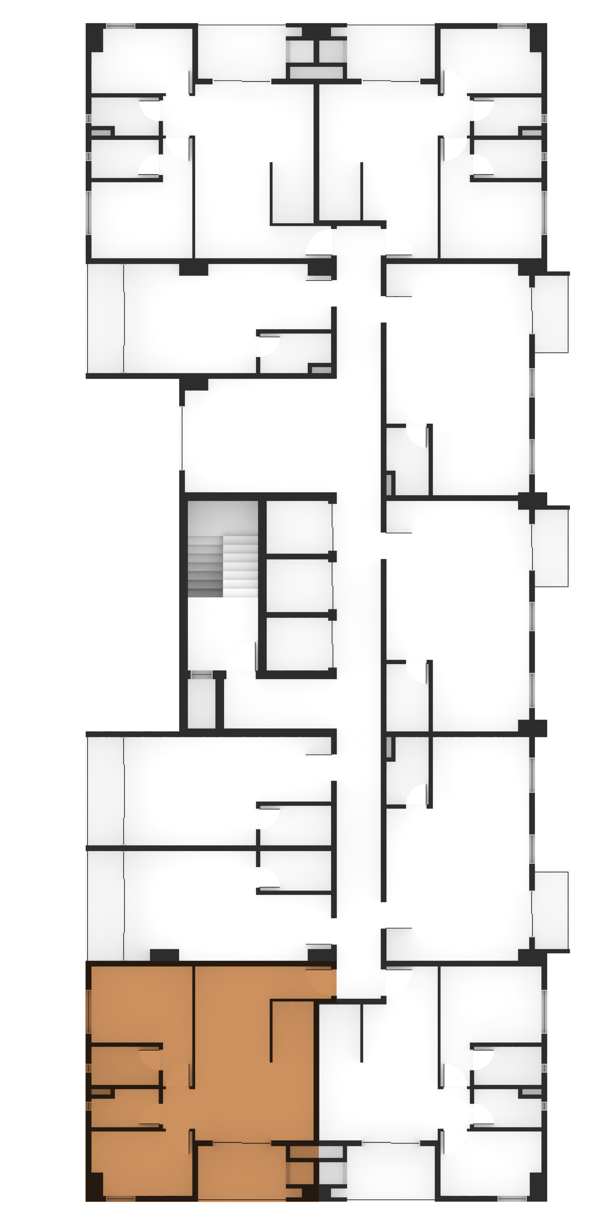 Haus109 - Living 1 Varanda Integrada